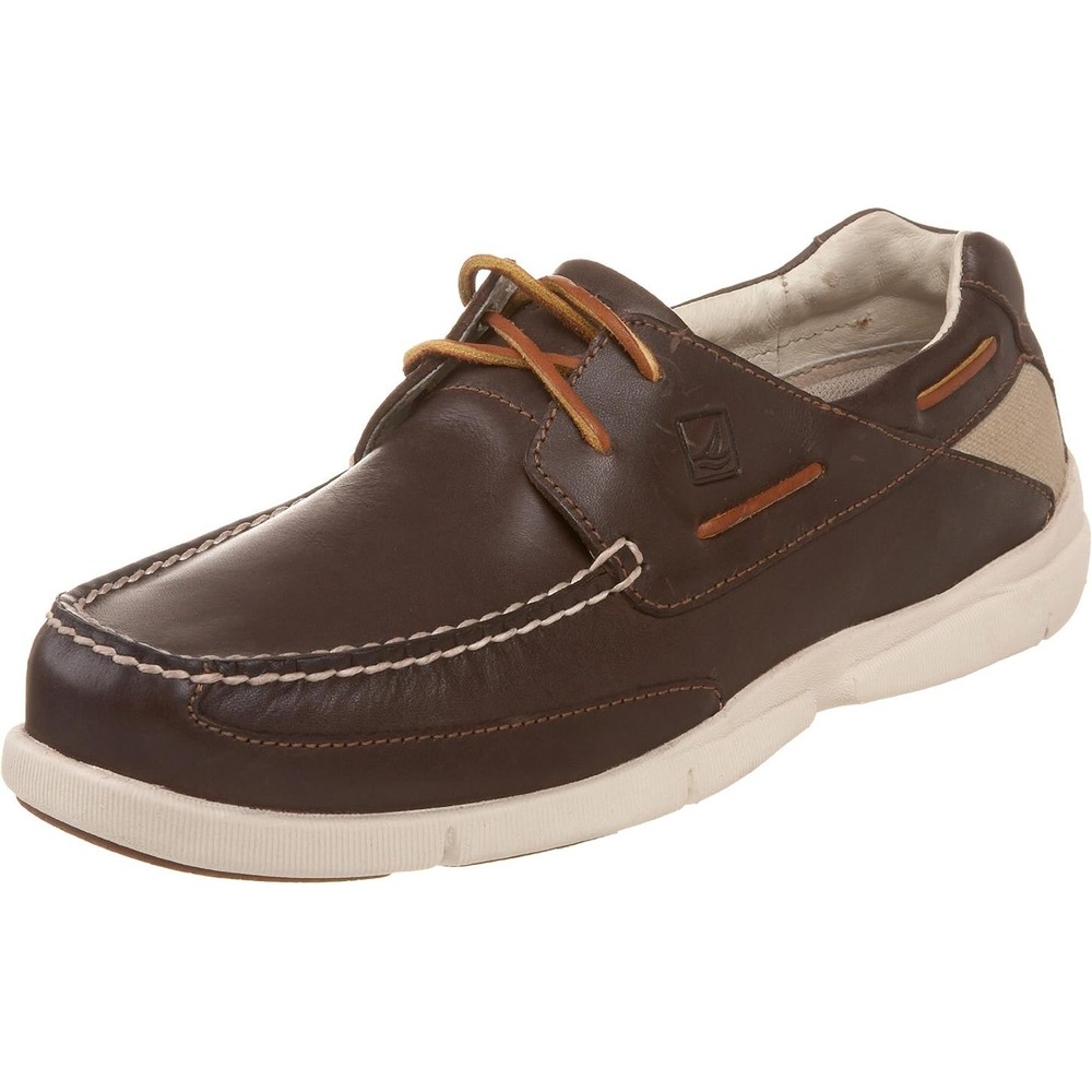 Sperry Top-Sider Men's Charter 2-Eye‎ Casual Shoe,Dark Brown 12 M US classic